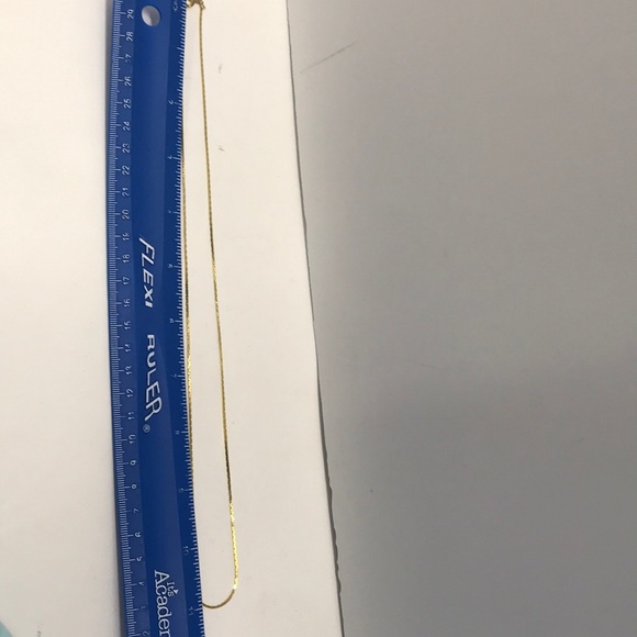 Gold-tone 24” Serpentine Chain Heavy Gold Plate - Picture 5 of 5